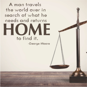 A man travels