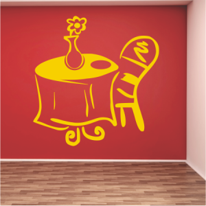 HT005 Theater Seating First Come First Served Vinyl Wall Decal Art Decor 